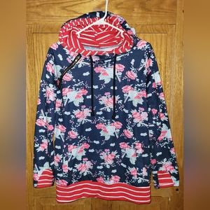 Floral hoodie